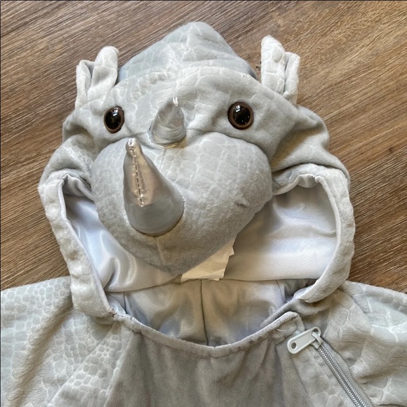 SOLD Rhinoceros Toddler Plush Costume - Picture 3 of 5